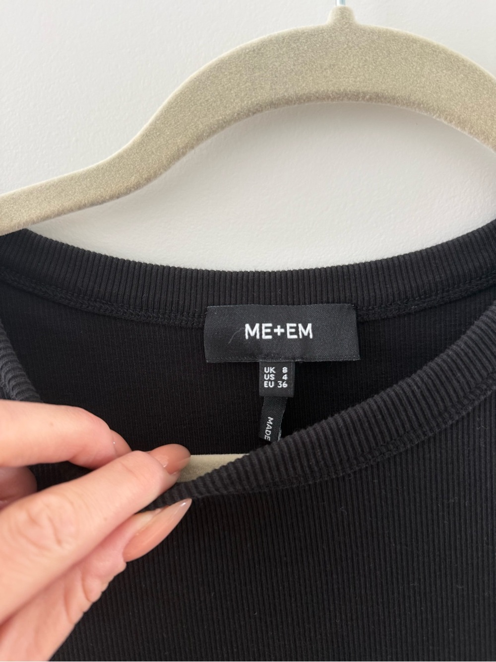 NWOT - Me+Em Rib Tee Midi Dress - Picture 11 of 11